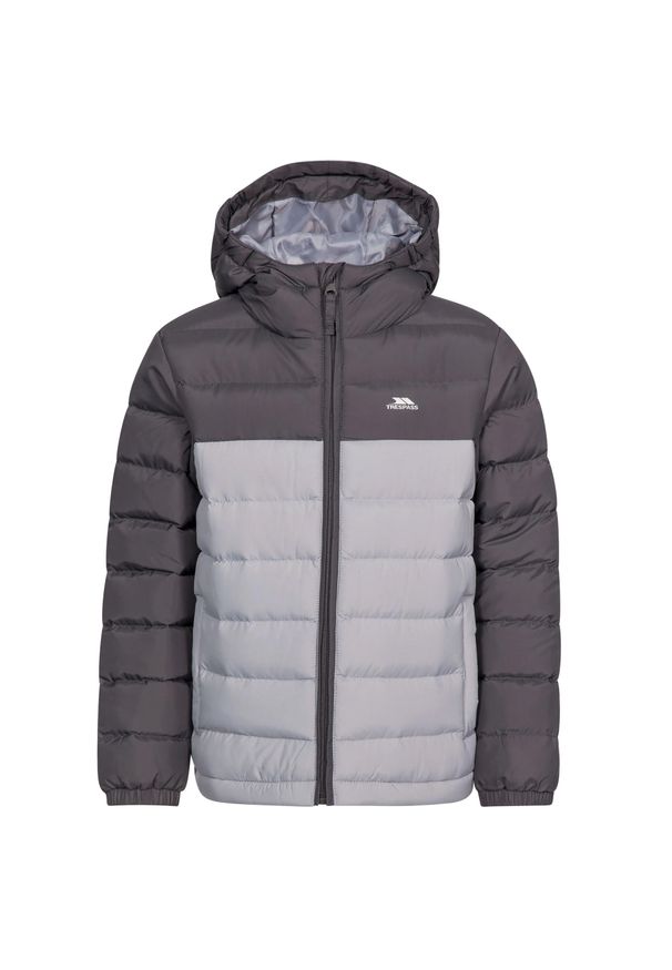 TRESPASS - Kurtka Dziecięca. Kolor: szary. Materiał: puch. Styl: sportowy