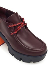 United Nude Półbuty Grip Moc Mid 1095792416 Bordowy. Kolor: czerwony. Materiał: skóra #2