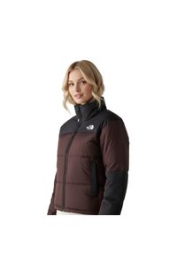 Kurtka turystyczna damska The North Face Goseri Puffer. Kolor: brązowy. Materiał: nylon #1