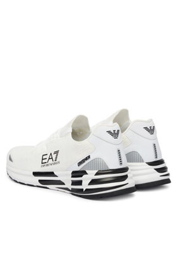 EA7 Emporio Armani Sneakersy 7X000652 AF18639 MZ021 Biały. Kolor: biały. Materiał: materiał
