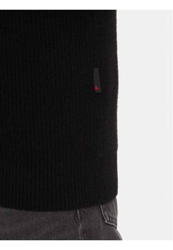 Replay Sweter UK4476.000.G22726 Czarny Regular Fit. Kolor: czarny. Materiał: wełna