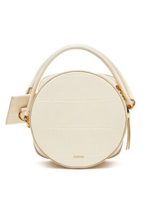 JACQUEMUS Torebka Light Ivory 24E241BA398-3164 Écru. Materiał: skórzane