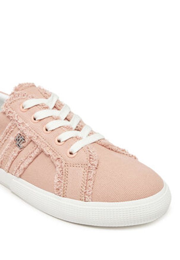 Lauren Ralph Lauren - LAUREN RALPH LAUREN Sneakersy Janson Fray 802967040003 Różowy. Kolor: różowy. Materiał: materiał