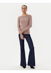 Guess Sweter W2YR30 Z2V62 Brązowy Regular Fit. Kolor: brązowy. Materiał: wiskoza #3