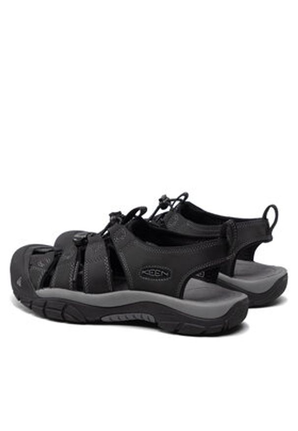 keen - Keen Sandały Newport 1022247 Czarny. Kolor: czarny. Materiał: skóra, nubuk