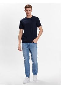 United Colors of Benetton - United Colors Of Benetton T-Shirt 3BL0J19G5 Granatowy Regular Fit. Kolor: niebieski. Materiał: bawełna