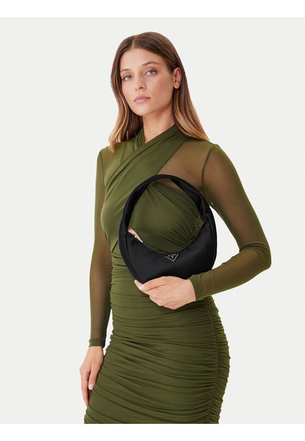 Guess Torebka Sunetra Mini HWSE75 34720 Czarny. Kolor: czarny