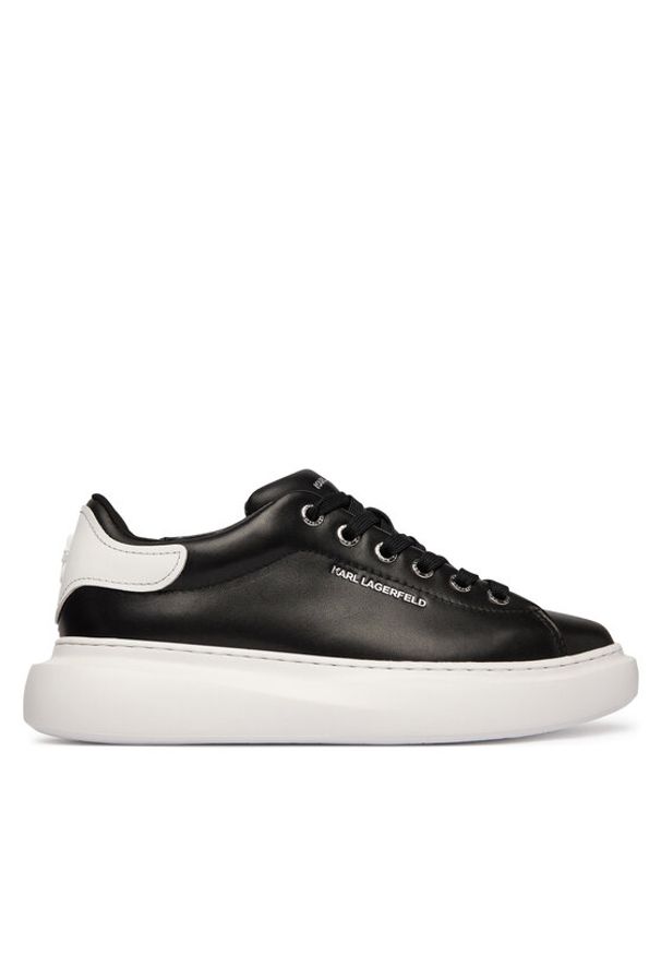 Karl Lagerfeld - KARL LAGERFELD Sneakersy Kore KL66525 Czarny. Kolor: czarny. Materiał: skóra