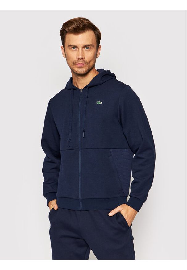 Bluza Lacoste. Kolor: niebieski