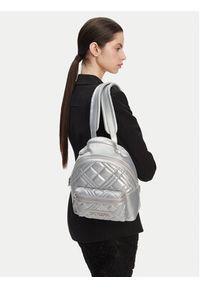 Love Moschino - LOVE MOSCHINO Plecak JC4148PP1MLA196B Srebrny. Kolor: srebrny. Materiał: skóra
