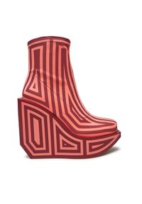 United Nude Botki Wa Bootie Hi 1087983182 Czerwony. Kolor: czerwony. Materiał: materiał #1