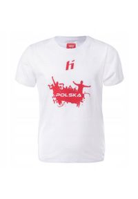 Huari - T-shirt Dziecięca Poland Fan. Kolor: czerwony, wielokolorowy, biały. Sport: turystyka piesza #1