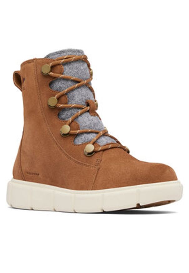 sorel - Sorel Trzewiki Explorer III Joan 2077951242 Brązowy. Kolor: brązowy. Materiał: zamsz, skóra