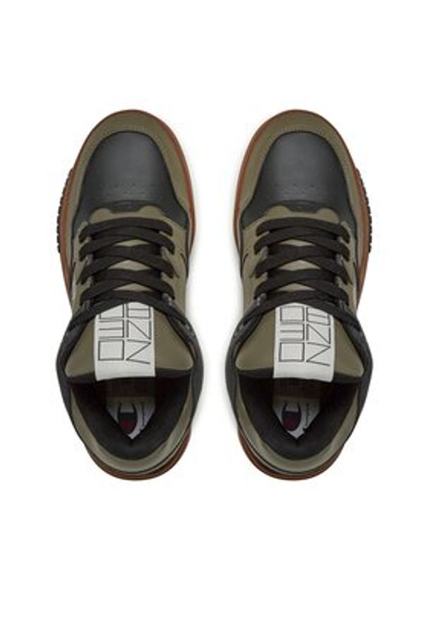 Champion Sneakersy Z80 Skate Low Cut Shoe S22101-GS521 Khaki. Kolor: brązowy. Materiał: skóra. Sport: skateboard