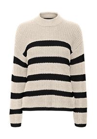 Vero Moda Sweter 10293683 Beżowy Regular Fit. Kolor: beżowy. Materiał: bawełna #4