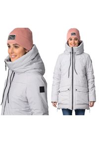 Płaszczyk kurtka turystyczna Hannah Rebeca. Kolor: szary. Sport: turystyka piesza #1