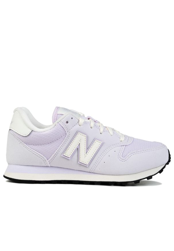 Buty damskie sportowe New Balance. Kolor: fioletowy, biały, wielokolorowy. Sport: turystyka piesza