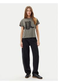 Noisy may - Noisy May T-Shirt 27030135 Szary Regular Fit. Kolor: szary. Materiał: bawełna #8