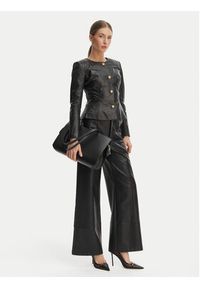 Marciano Guess Kurtka skórzana G6GL02 L0083 Czarny Regular Fit. Kolor: czarny. Materiał: skóra #4