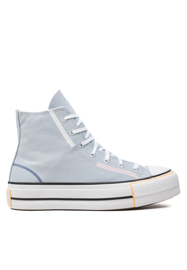 Converse Trampki Chuck Taylor All Star Lift Platform Color Pop A07596C Niebieski. Kolor: niebieski. Obcas: na platformie