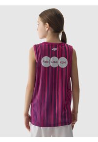 4f - 4F Tank top replika wyjazdowy z sezonu 2023/24 dziecięcy 4F x KS25 Basket Bydgoszcz - multikolor 134/140 (8-10 lat). Kolor: wielokolorowy. Materiał: dzianina. Sezon: lato