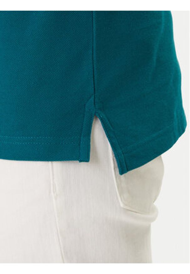 TOMMY HILFIGER - Tommy Hilfiger Polo 1985 MW0MW17771 Zielony Slim Fit. Typ kołnierza: polo. Kolor: zielony. Materiał: bawełna