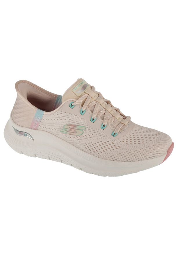 skechers - Skechers Sneakersy Arch Fit 2.0 150066/NTPK Beżowy. Kolor: beżowy. Materiał: materiał