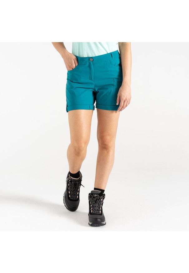 DARE 2B - Szorty damskie Melodic. Kolor: zielony. Sport: turystyka piesza, fitness