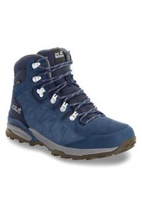 Jack Wolfskin Trekkingi Refugio Texapore Mid W 4050871 Granatowy. Kolor: niebieski. Materiał: zamsz, skóra