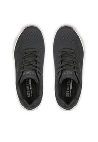 skechers - Skechers Sneakersy Uno Stand On Air 73690/BLK Czarny. Kolor: czarny. Materiał: skóra