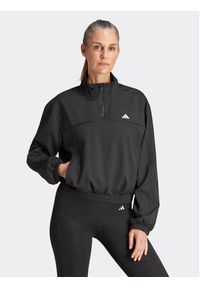 Adidas - adidas Bluza Train Essentials HZ5636 Czarny Loose Fit. Kolor: czarny. Materiał: syntetyk #12