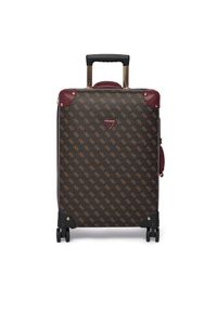 Walizka kabinowa Guess. Kolor: brązowy #1