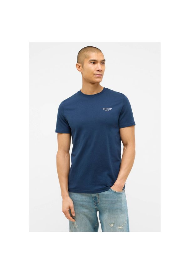 Męski T-Shirt Mustang Style Austin Dress Blues 1016481 5334