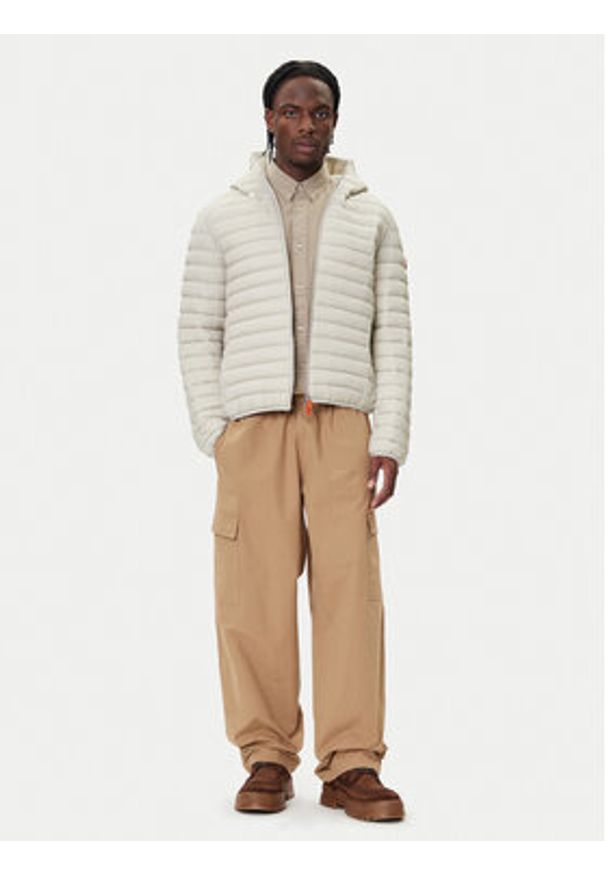 Save The Duck Kurtka zimowa D30650M GIGA01 Beżowy Regular Fit. Kolor: beżowy. Materiał: syntetyk. Sezon: zima