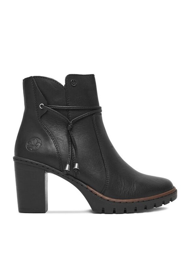 Rieker Botki CEO-Y2567-00 Czarny. Kolor: czarny. Materiał: skóra