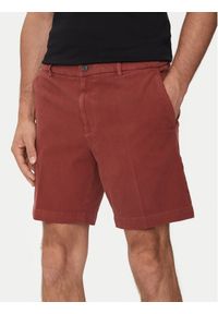 BOSS - Boss Szorty materiałowe Kane-Shorts 50512527 Brązowy Regular Fit. Kolor: brązowy. Materiał: bawełna