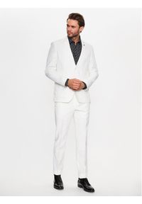 Karl Lagerfeld - KARL LAGERFELD Garnitur 105200 532039 Biały Regular Fit. Kolor: biały. Materiał: wiskoza