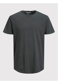 Jack & Jones - Jack&Jones T-Shirt Basher 12182498 Szary Regular Fit. Kolor: szary. Materiał: bawełna #3