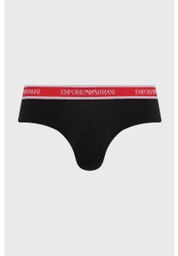 Emporio Armani Underwear Slipy (2-pack) męskie kolor czarny. Kolor: czarny #1