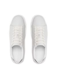 Calvin Klein Sneakersy Low Top Lace Up HM0HM00824 Biały. Kolor: biały. Materiał: skóra #6