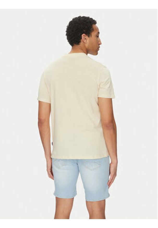 Blend T-Shirt 20718263 Beżowy Regular Fit. Kolor: beżowy. Materiał: bawełna