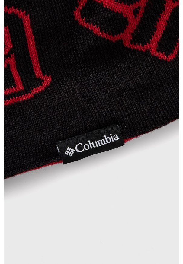 columbia - Columbia - Czapka dwustronna. Kolor: czarny. Materiał: dzianina