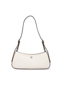 Calvin Klein Torebka Ck Small Shoulder Bag LV04F3170G Biały. Kolor: biały. Materiał: skórzane #2