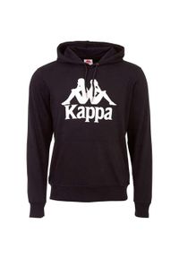 Bluza sportowa męska Kappa Taino. Kolor: czarny. Materiał: bawełna, poliester #1