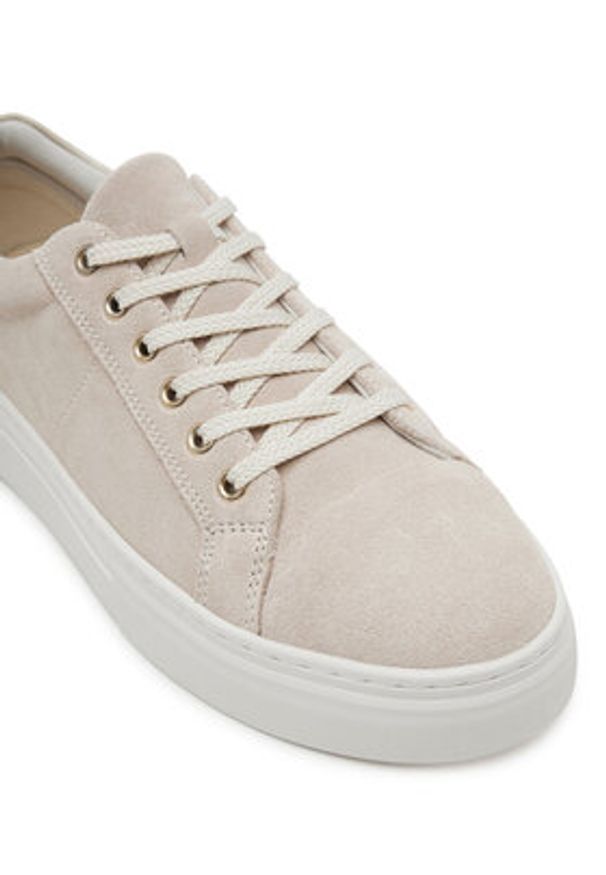 Vagabond Shoemakers Sneakersy Zoe Platform 5927-240-02 Beżowy. Kolor: beżowy. Materiał: zamsz, skóra. Obcas: na platformie