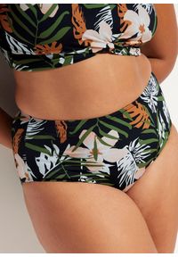 bonprix - Bikini z biustonoszem bustier (2 części). Kolor: czarny