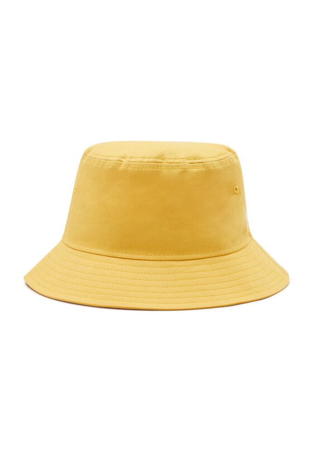 New Era Kapelusz Bucket Essential Tapere 60285014 Żółty. Kolor: żółty. Materiał: materiał