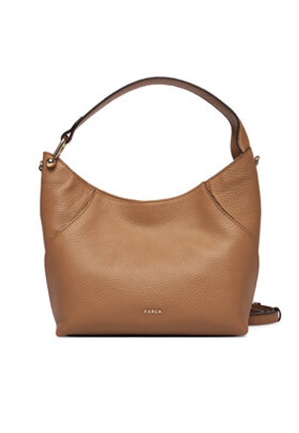 Furla Torebka Lara S WB01958 HSF000 BG YU500 1007 Brązowy. Kolor: brązowy. Materiał: skórzane