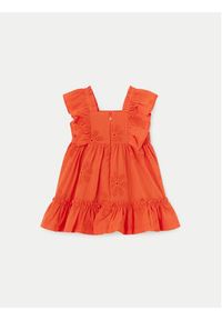 Mayoral Sukienka letnia 1913 Pomarańczowy Regular Fit. Kolor: pomarańczowy. Materiał: bawełna. Sezon: lato #2