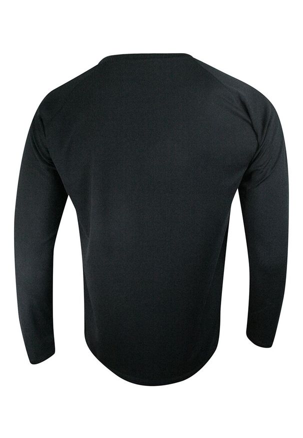 Czarny t-shirt Stedman długi, sportowy, z długim rękawem
